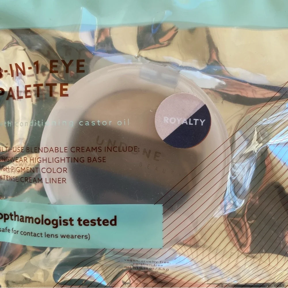 Undone Beauty 3 in 1 Cream Eye Palette Primer Shadow‎ and Liner ROYALTY